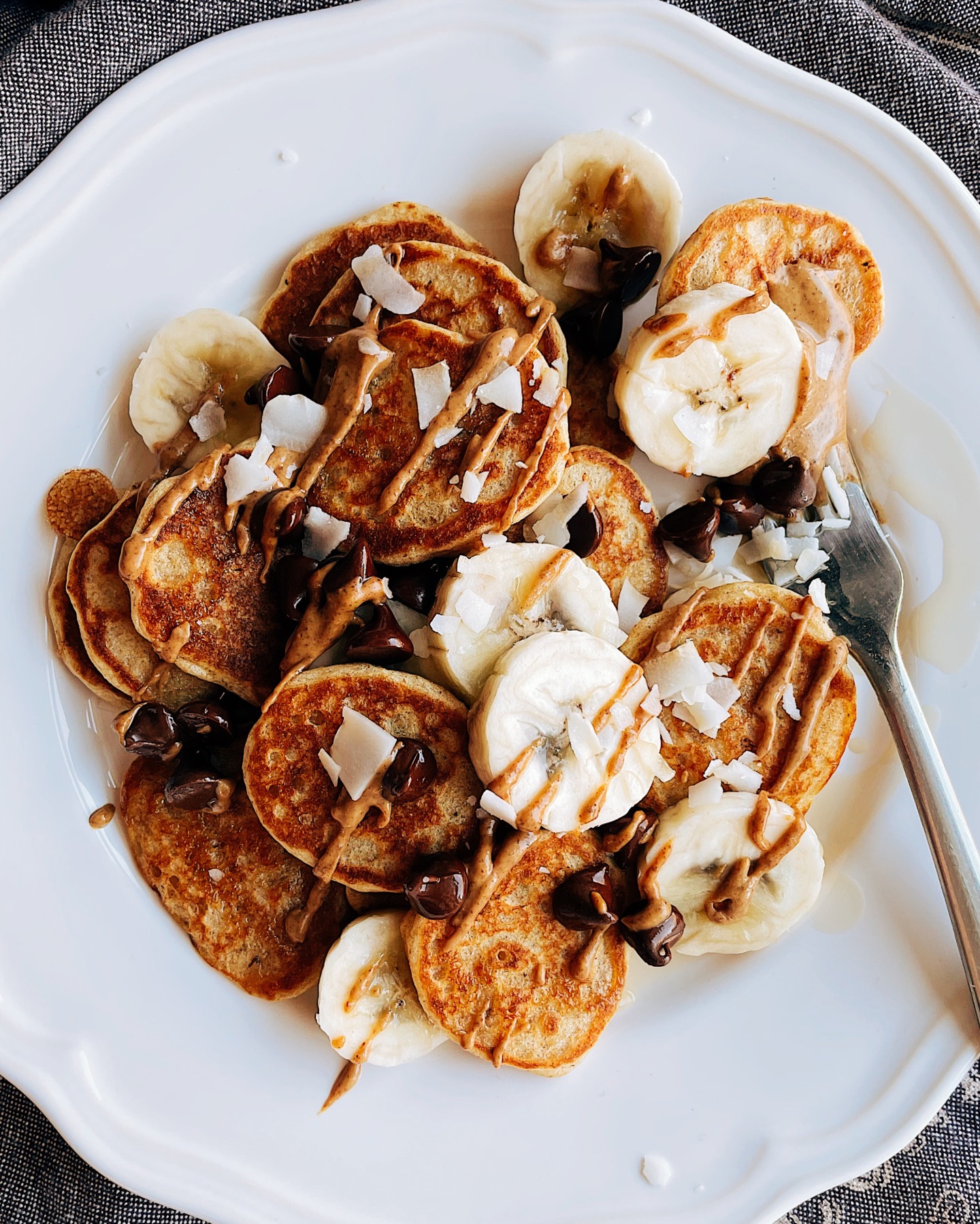 2 plates/25 holes mini pancakes cereal